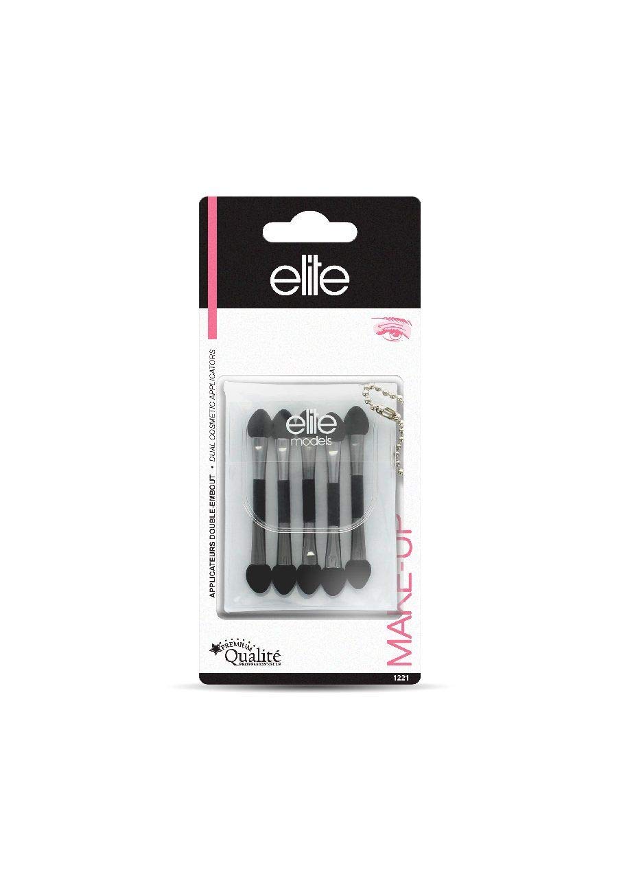 Elite Models Double-Ended Applicators Eye Shadow, 5pcs, Purple, Foam, Synthetic Foam Bristles, 65mm, Eyeshadow Brush, Cosmetic Brush - Image 2