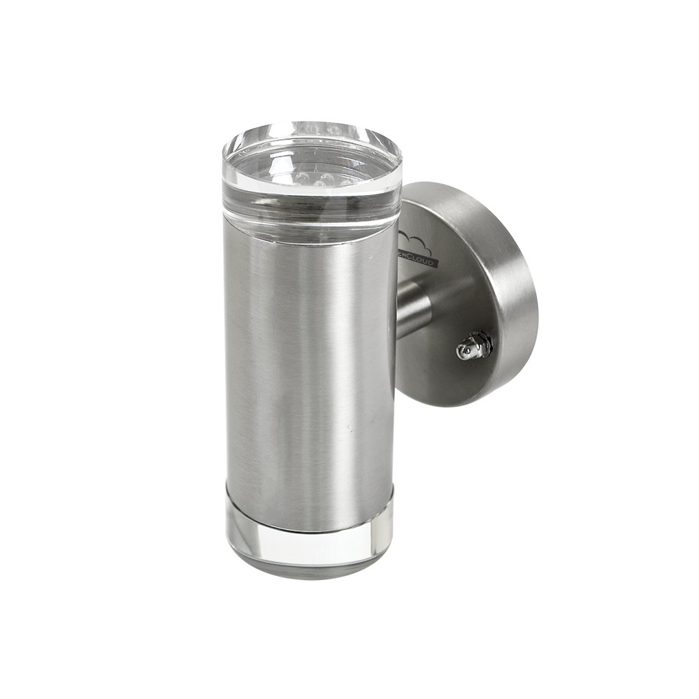SilverCloud D-Light W32 Stainless Steel Exterior Lamp, White, One Size - Image 2