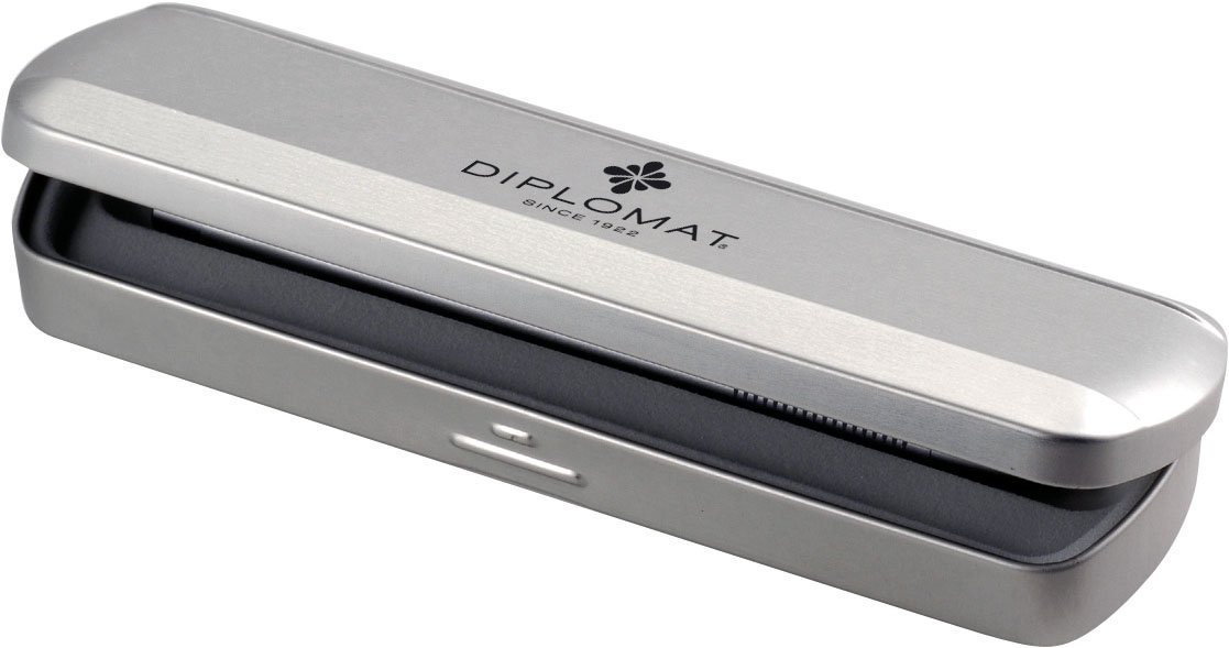 Diplomat - Traveller - Ballpoint Pen EasyFLOW - Matte Black - Resistant and Elegant - High End - 5 Years Warranty - Image 2