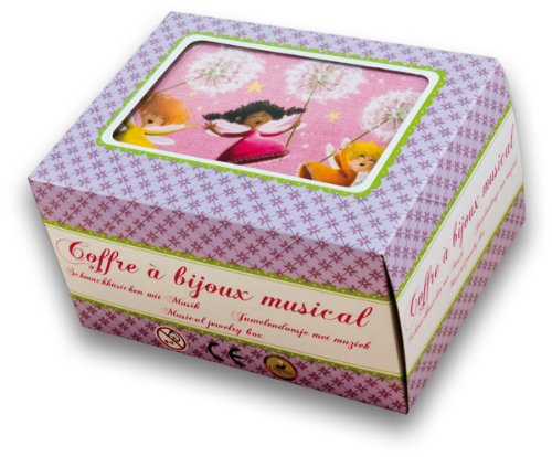Ulysse Three Fairies Musical Box, 9500, Pink - Image 3