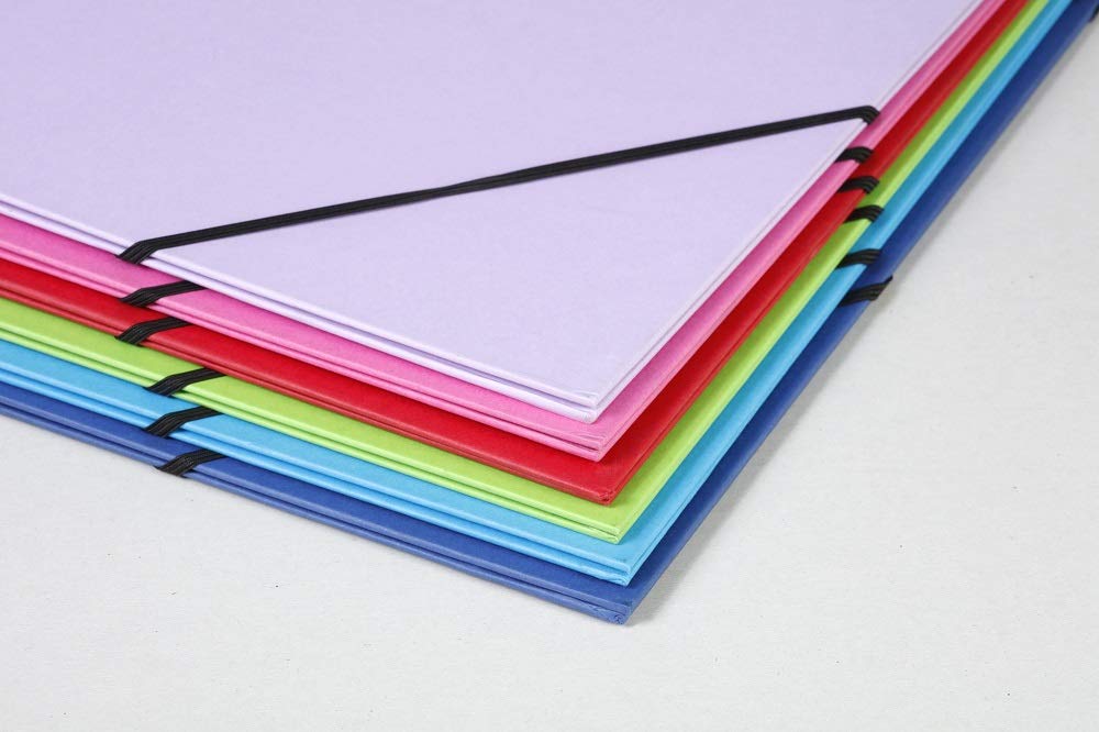 Clairefontaine, Ref 44700C, Kraft Art Folder, A4 Size, Elastic Straps Closure, White Paper Lining, Acid Free - Image 3