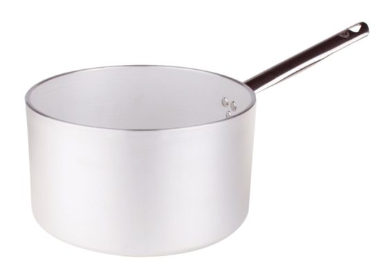 Pentole Agnelli Aluminium Professional 5 Mm. Radiant Cylindrical Saucepan, Diameter 20 Cm.