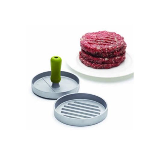 KitchenCraft Home Made Non Stick Burger Press with Recipe in Gift Box, Aluminium Quarter Pounder Maker, 11 cm - Image 2