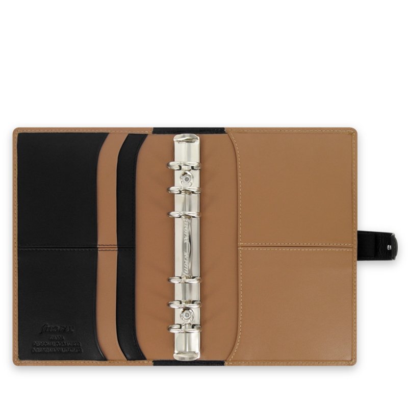 Filofax Personal Nappa Leather 2019 Organiser Taupe/Black BigaMart