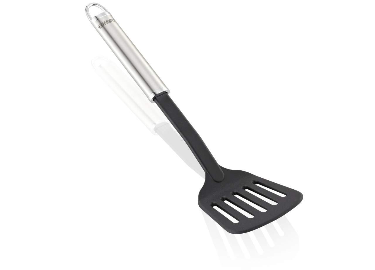 Leifheit Spatula Metal and Plastic, Dishwasher Safe, Sterling Stainless Steel, Cake Spatula, Kitchen Spatulas Turner
