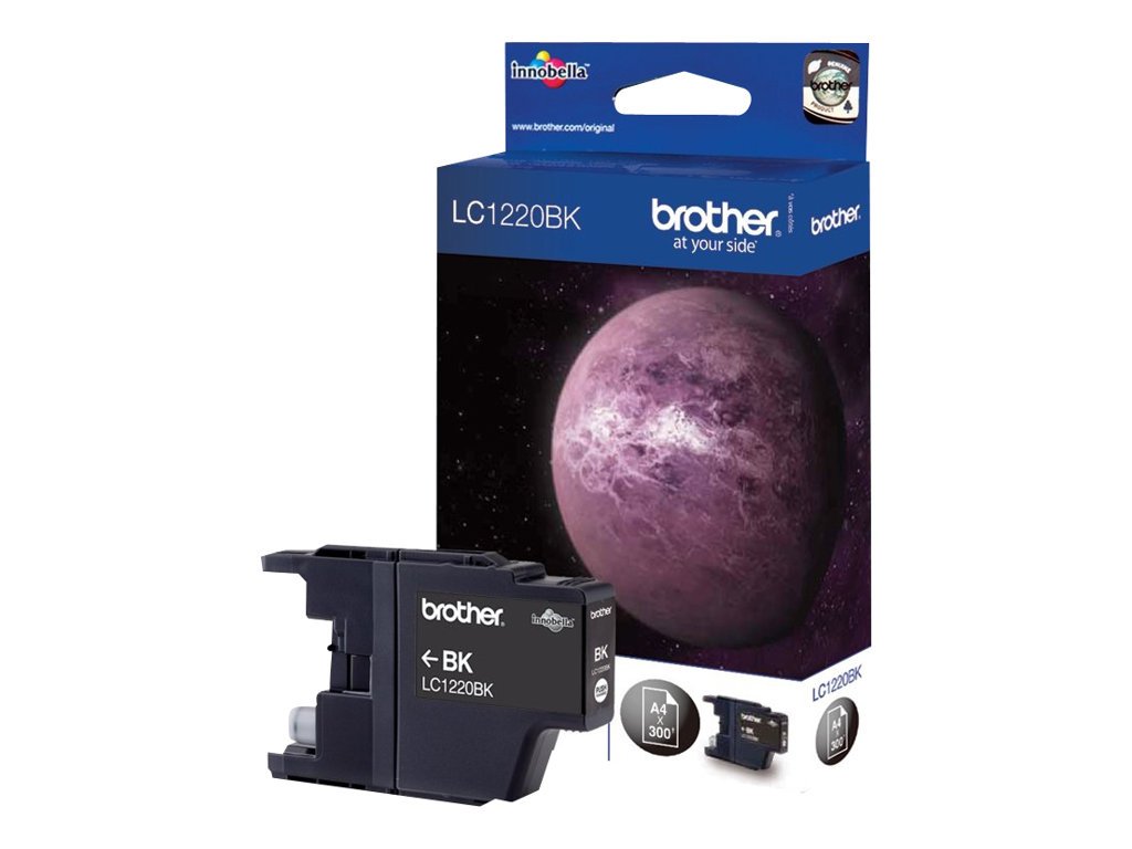Brother LC-1220BK Inkjet Cartridge, Black, Single Pack, Standard Yield, Includes 1 x Inkjet Cartridge, Brother Genuine Supplies - Image 3
