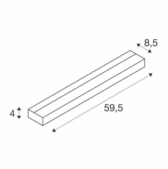 SLV Surface-Mounted Wall Light SEDO 21 / Internal Wall Illumination, LED spot, Surface-Mounted Light, Wall-Mounted Light, Wall spot / 3000K 30W 2500lm Aluminium - Image 4