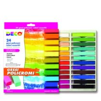 CWR My/MCP24 Anti-Dust School Chalk, 1 x 1 x 6.5 cm, Assorted, Square, Pack of 24