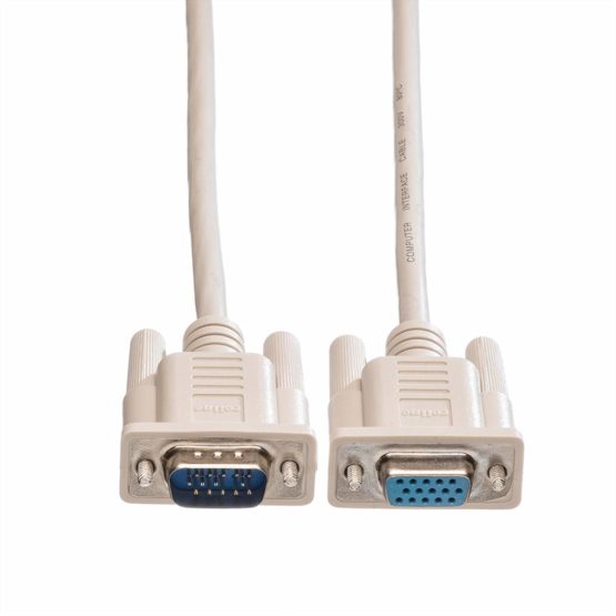 Rotronic ROLINE VGA Cable Monitor Cable HD15 / Male HD15 / Female 1.8 m - Image 2