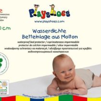 Playshoes 70 x 140cm Molton Mattress Protector Waterproof and Breathable Oeko-Tex Standard 100
