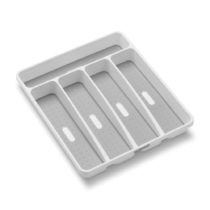 madesmart 29105 Drawer Storage with 5 Compartments White Plastic 33 x 29 x 4.5 cm
