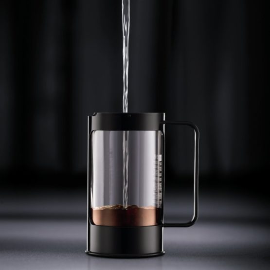 BODUM Bean 8 Cup French Press Coffee Maker, Black, 1.0 l, 34 oz - Image 3