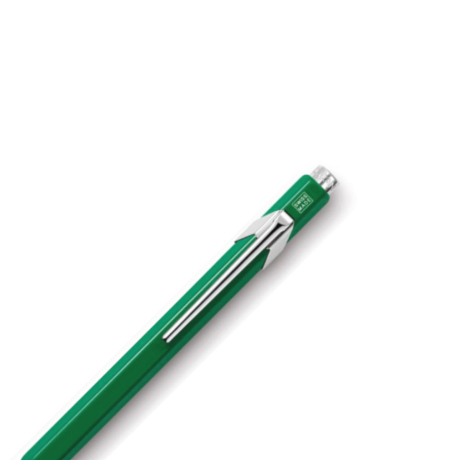 Caran d'Ache 849 Metal Range Ball Pen - Green, 1 count (Pack of 1), Green / Silver - Image 3