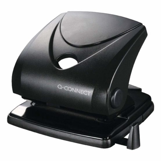 Q Connect Standard Duty Hole Punch - Black - Image 2