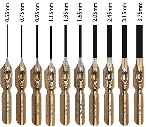 Manuscript Collectors Round Hand Set. The Perfect Calligraphy Set For All Users. Calligraphy Beginners Set Including 10 Round Hand Nibs - Image 2