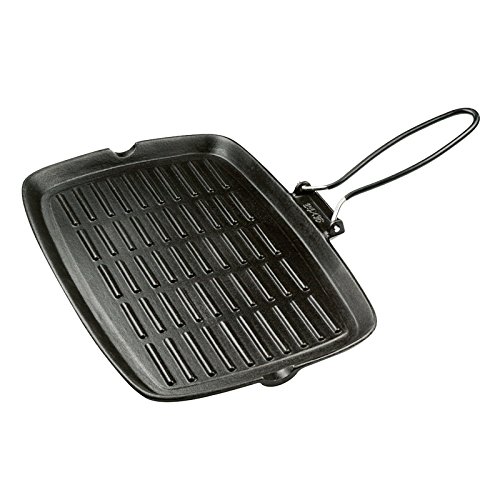 Excèlsa "Dieta-Grill" Cast-Iron Rectangular Grill Pan 24X36, Black, 36 x 24 cm
