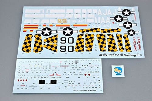 Trumpeter 1:32 - North American P-51B Mustang, Various, 1/32 - Image 3