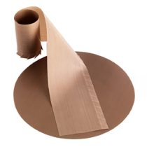 Bake-O-Glide RDPCT889 Circle and Frilled Wall Liner, Brown, 250 mm/10-Inch