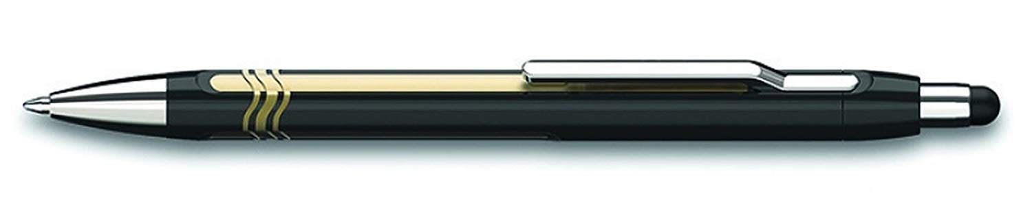 Dlugopis automatyczny Schneider Epsilon Touch XB Czarny/zloty, Blau/ Schaftfarbe: schwarz-gold