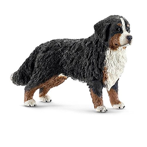 SCHLEICH 16397 Bernese Mountain Dog, female Farm World Toy Figurine for children aged 3-8 Years, Multicoloured, Large