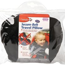 Clippasafe Secure Belt Travel Pillow for Age 1 - 3 (Black)
