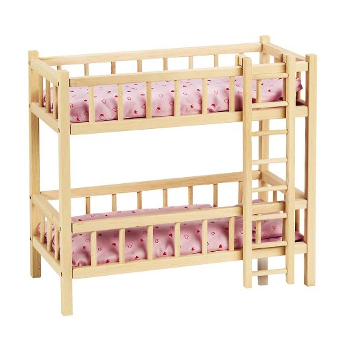 Goki RA206 Bunk Bed with Ladder, Black, Mixed
