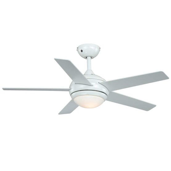 AireRyder Ceiling Fan Fresco Nickel with Light and Remote Control 44” 112cm Blades in Silver and Pine - Image 2