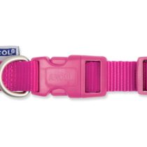 Ancol Viva Adjustable Collar Pink, Size 1-2/ Small Fits neck 20-30cm, Quick Fit, Lightweight, Weather Proof