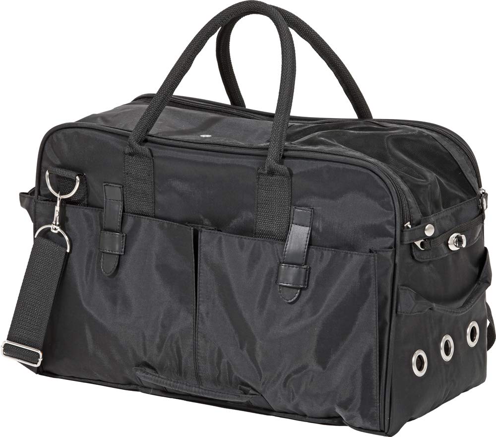 Karlie 62054 No Limit Pet Carrying Basket, schwarz, 47 x 30.2 x 7 cm