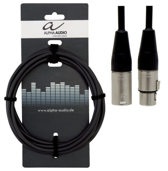 Alpha Audio 190660 6 m XLR (f) to XLR (m) Pro Line Speaker Cable