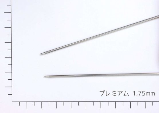 Addi Circular Knitting Needle, Metal, Silver, 80cm x 1.75mm - Image 2