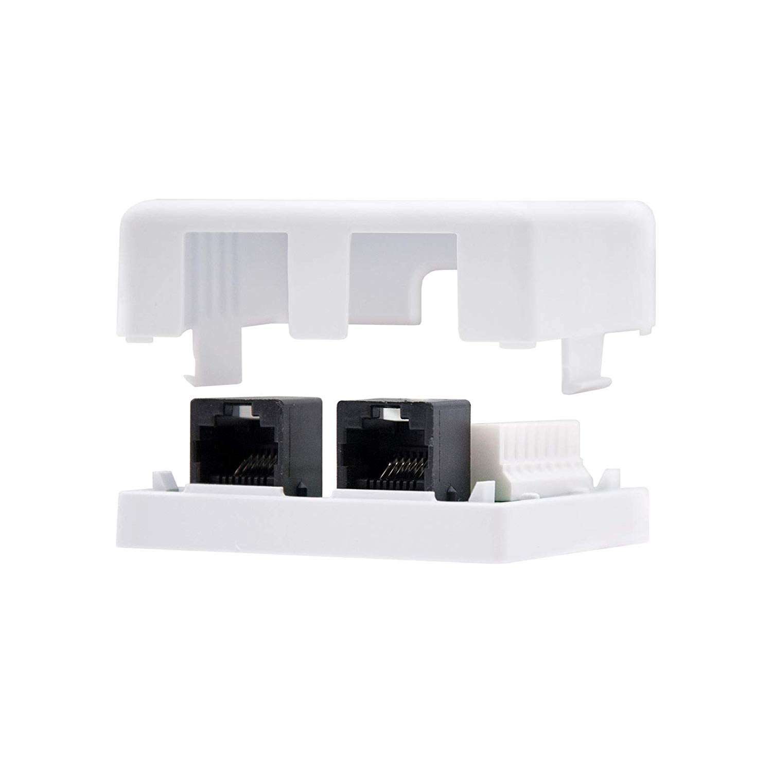 Nano RJ45 CAT. 6 UTP Cable 10.21.1502 - Roseta De Superficie, White [Pack 2 - Image 3