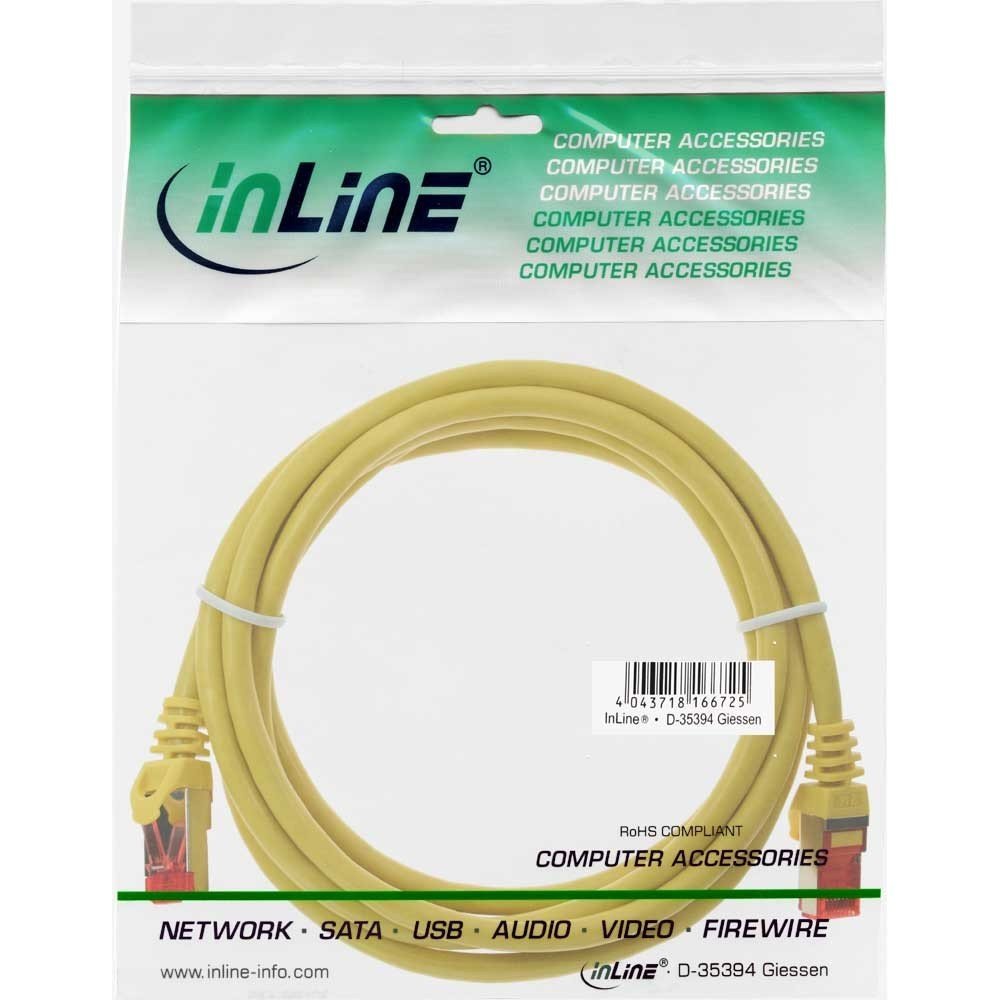 InLine 76405Y S/FTP Patch Cable 250MHz PVC Copper 5 m Yellow - Image 3