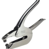 Rapid Combi 80-300 Eyelet Pliers, Uses 3 and 4 mm Eyelets, 10 Sheet Capacity, Metal, Chrome, 31069426