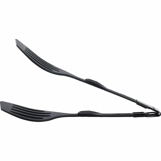 Westmark Double Spatula/Serving Tongs, Length: 28.9 cm, Plastic, Duetto Flonal, Black, 21002260 - Image 2