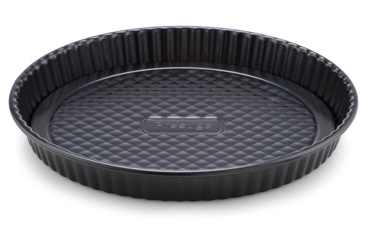 Prestige Inspire Bakeware Flan Tin - Black, 26cm