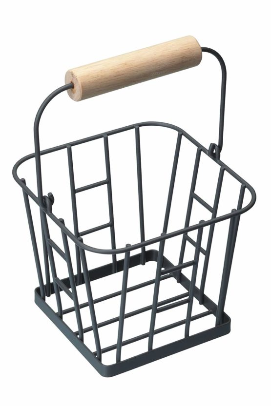 KitchenCraft Living Nostalgia Wire Egg Basket - Grey