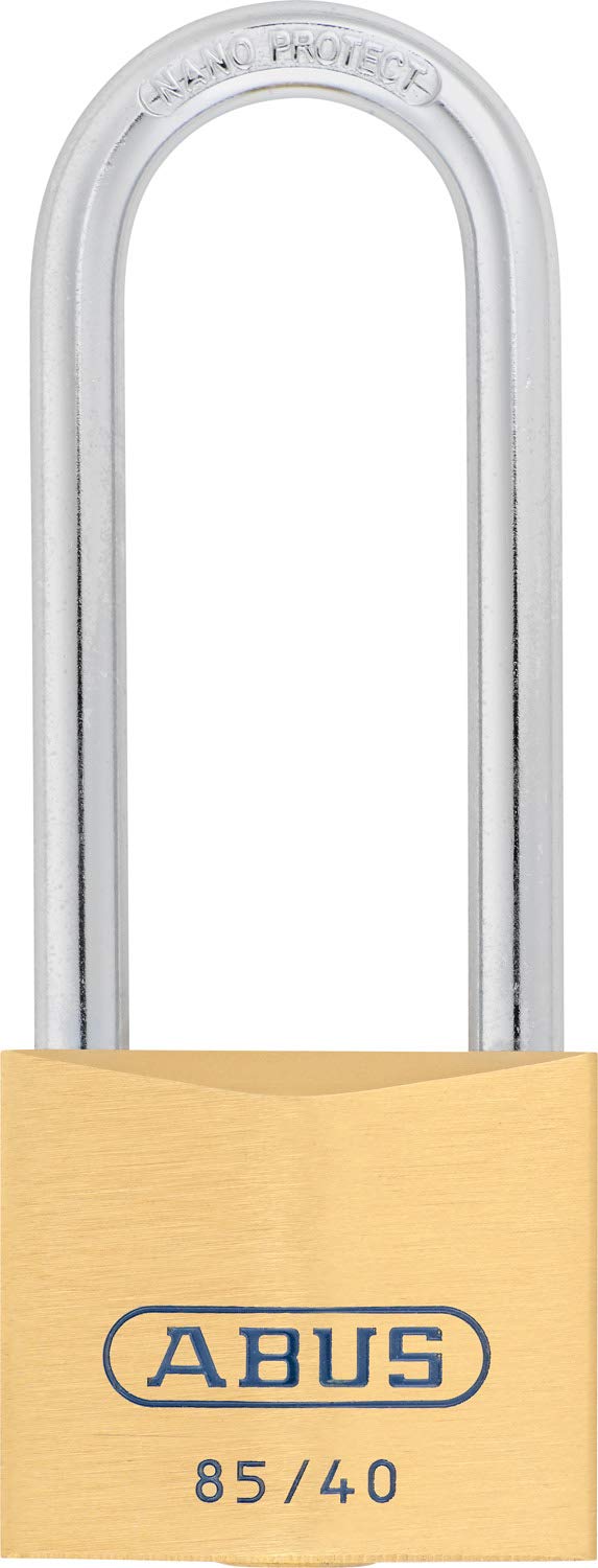 Brass Padlock, Clear Bracket Approx. 40 mm, Bracket Diameter: 6 mm 100 x 50 x 50 cm, Standard Bracket / Height 63 Mm, 40 mm