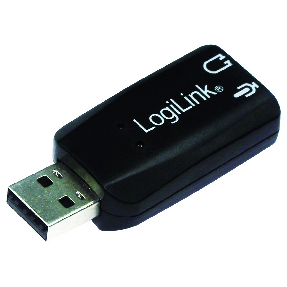 LogiLink USB 2.0 Audio Adaptor, Black