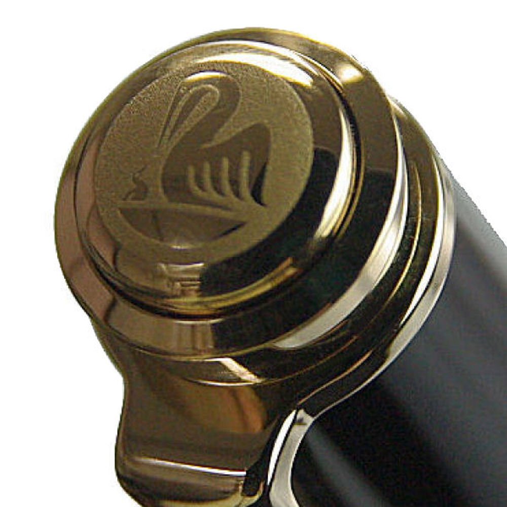 Pelikan Premium M800 Fountain Pen EF-Black/Green, black/greem - Image 4