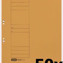 Elba 21450GB Attachable File for Commercial or Official Filing 250 g/sq. m Manila Cardboard for 200 DIN A4 Sheet, Full Front Cover 50 Pieces Yellow