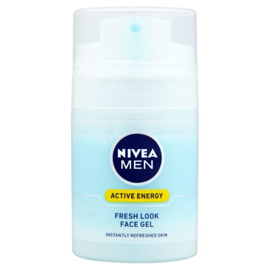 NIVEA MEN Active Energy Refreshing Face Gel (50 ml), Invigorating Moisturiser for Men Infused with Vitamins, Men's Skin Care Essentials - Image 4