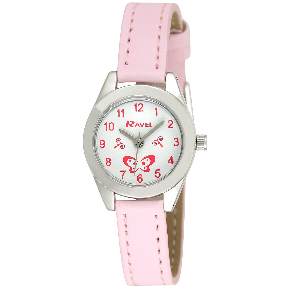 Ravel Children's 'Little Gems' Butterfly Watch and Silver Plated Jewellery Set, Butterflies - Image 2
