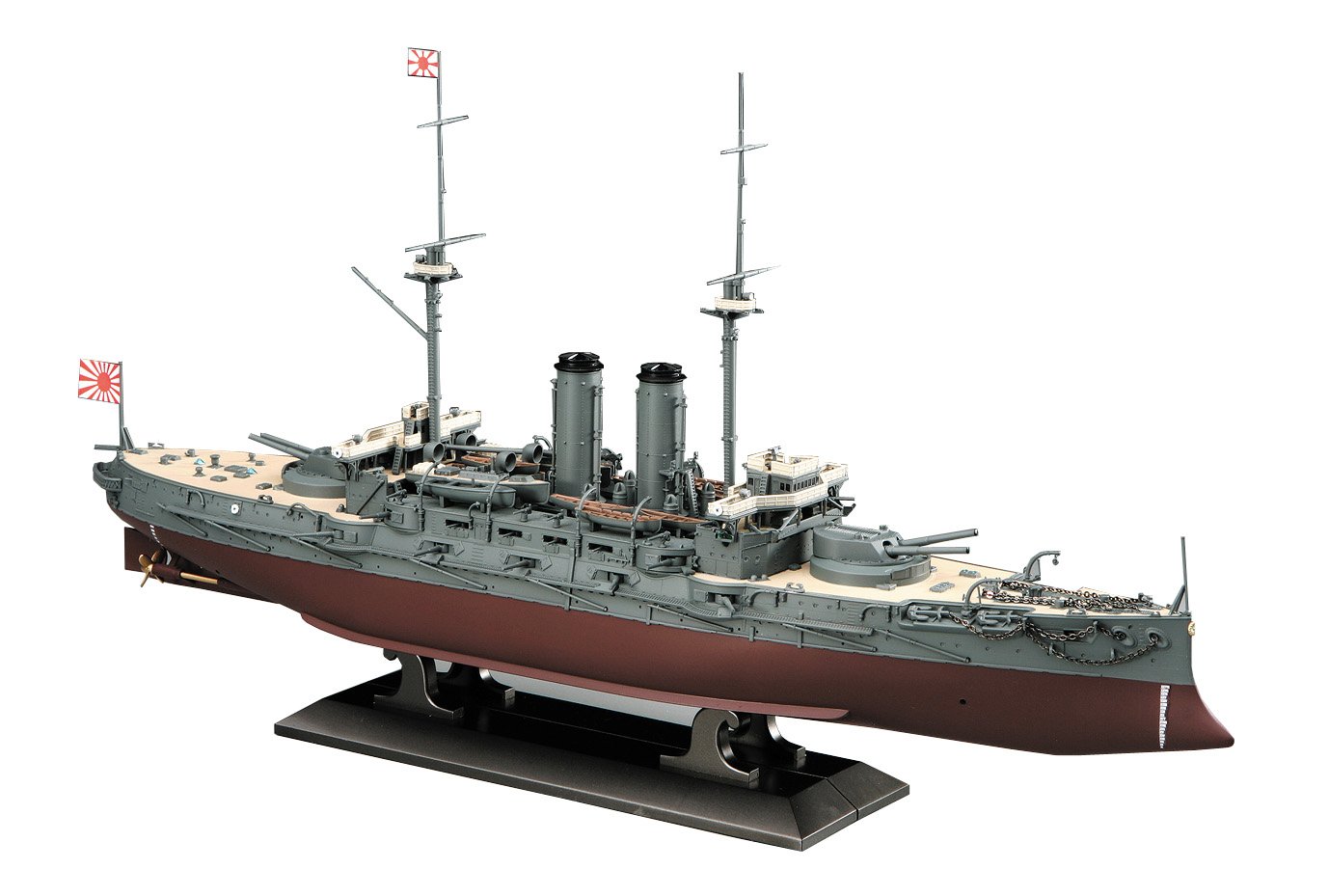 Hasegawa HAZ21 1:350 Scale IJN Battleship Mikasa Battle of The Japan Sea Model Kit, Mehrfarbig, Small