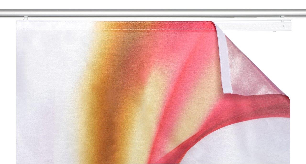 HOME FASHION 87933-723 96.5 x 23.6-Inch Polyester Curtain, Rose, W 23.6" x L 96.5" (1 Panels) - Image 4