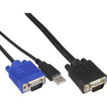 InLine® KVM cable set, USB, for 19' KVM Switch length 3m