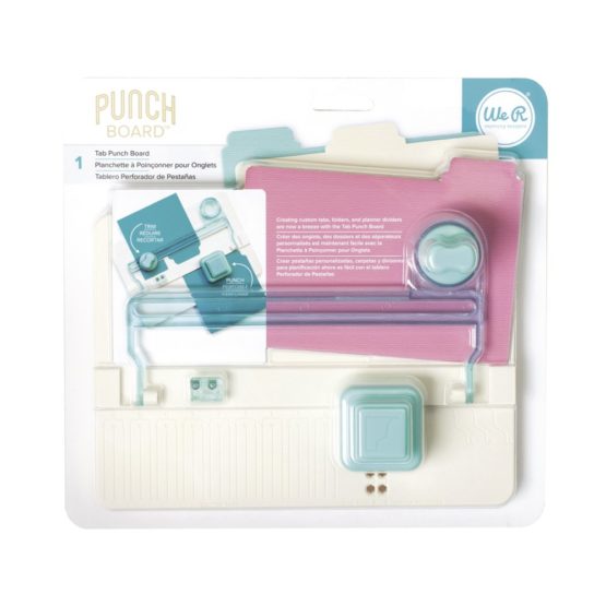 Rayher Tab Punch Board, Blister Pack, Various, White, 2.2 x 2.35 x 0.55 cm - Image 2