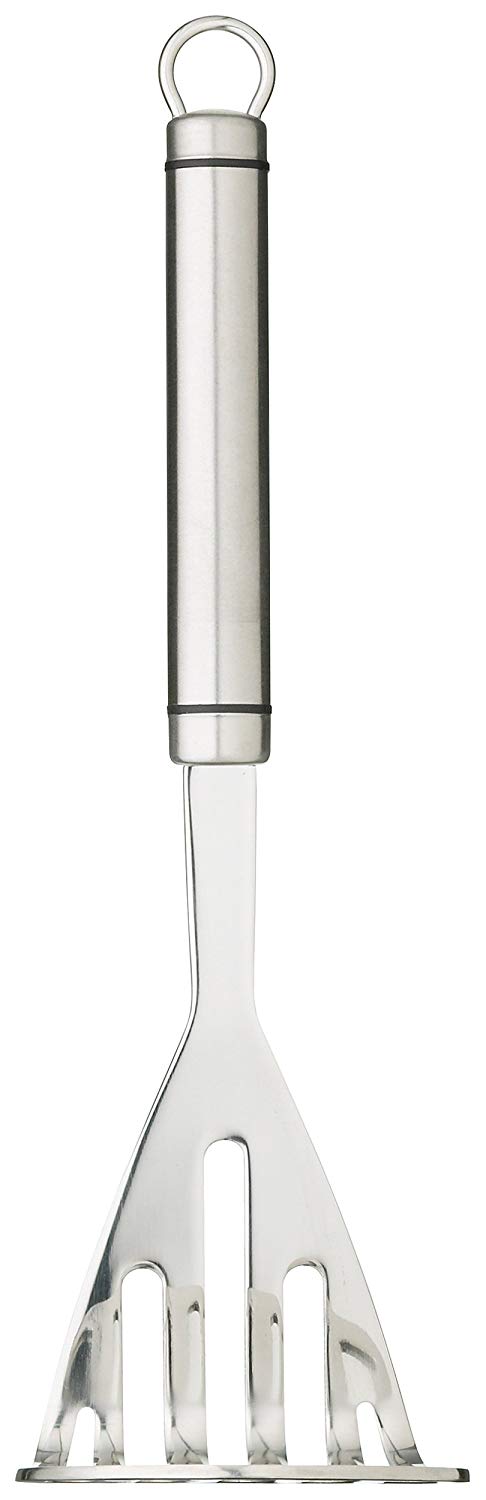KitchenCraft Oval Handled Professional Stainless Steel Masher - Image 2