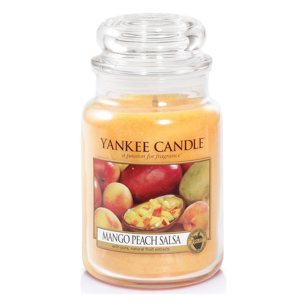 Yankee Candle Scented Candle Mango Peach Salsa Large Jar Burn Time: up to 150 Hours Perfect Gifts for Women