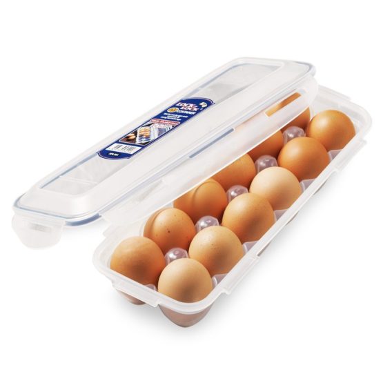 Lock & Lock HPL954 Multi-Use Storage and Transportation Box for 12 Eggs